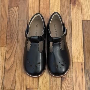 Black Dress Shoes with Classic Mary Jane Style and Low Heel